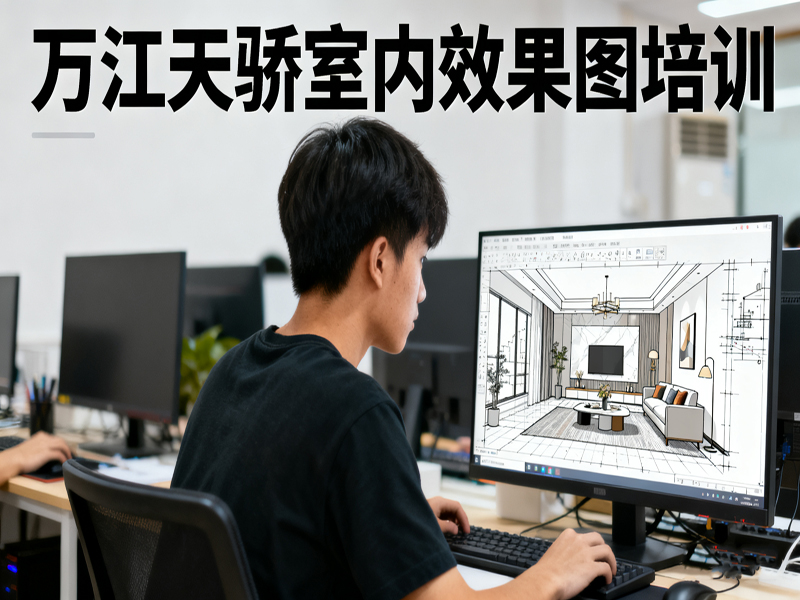 东莞万江天骄职校室内效果图培训