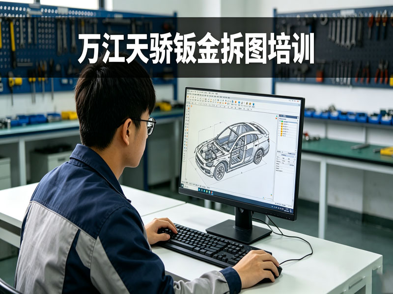东莞万江天骄职校SW钣金拆图培训