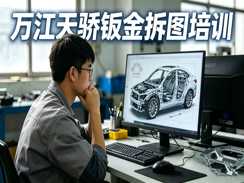 东莞万江天骄职校SW钣金拆图培训