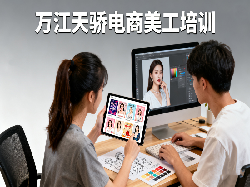 东莞万江天骄职校电商美工培训 