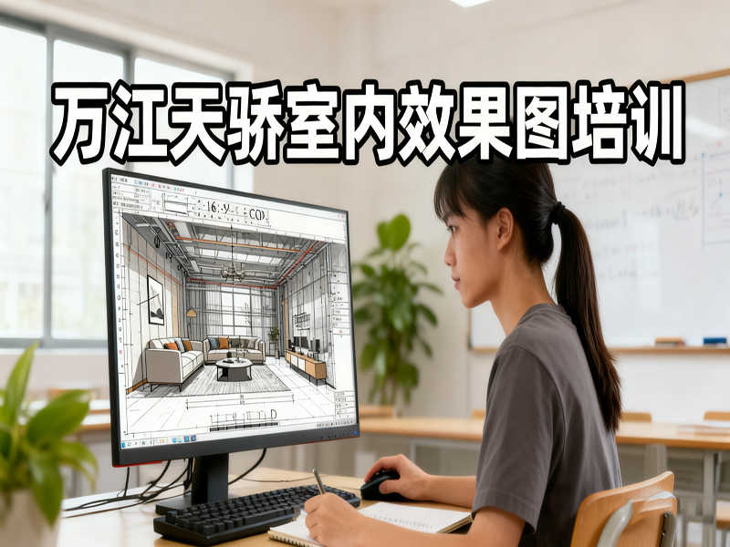东莞万江天骄职校室内效果图培训