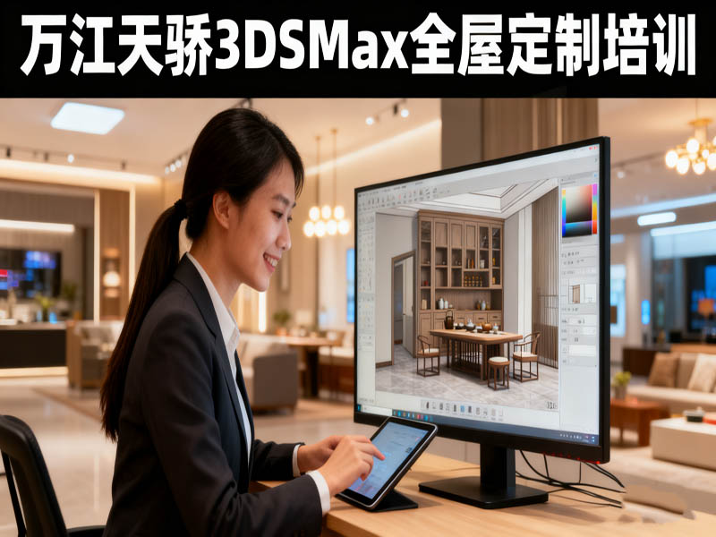 东莞万江天骄职校3DSMax全屋定制培训