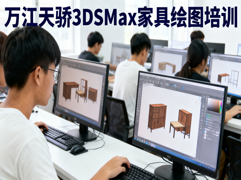 东莞万江天骄职校3DSMax家具绘图培训