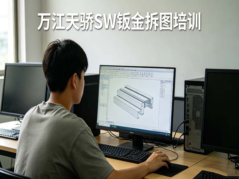 东莞万江天骄职校SW钣金拆图培训
