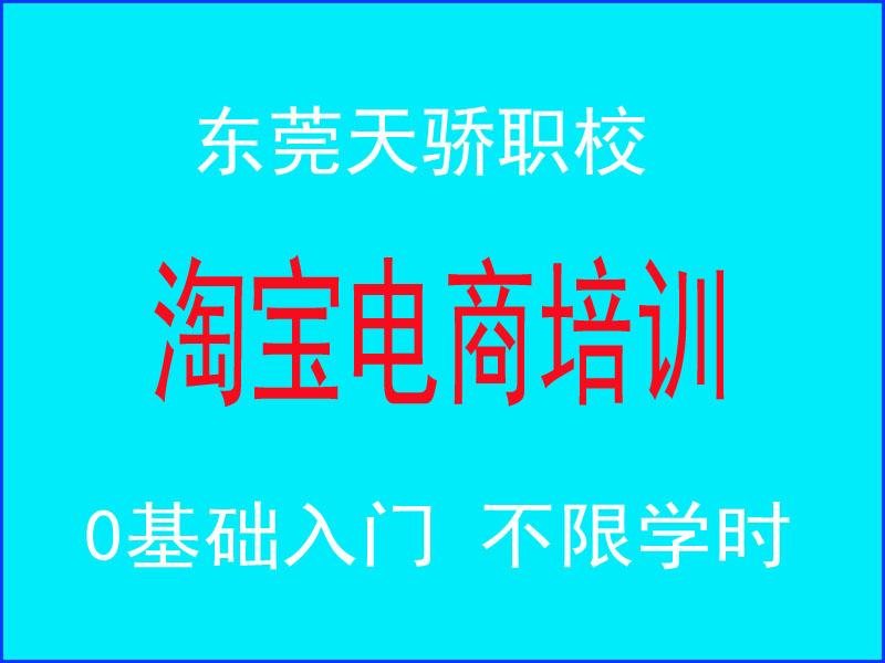 东莞万江天骄职校淘宝电商培训