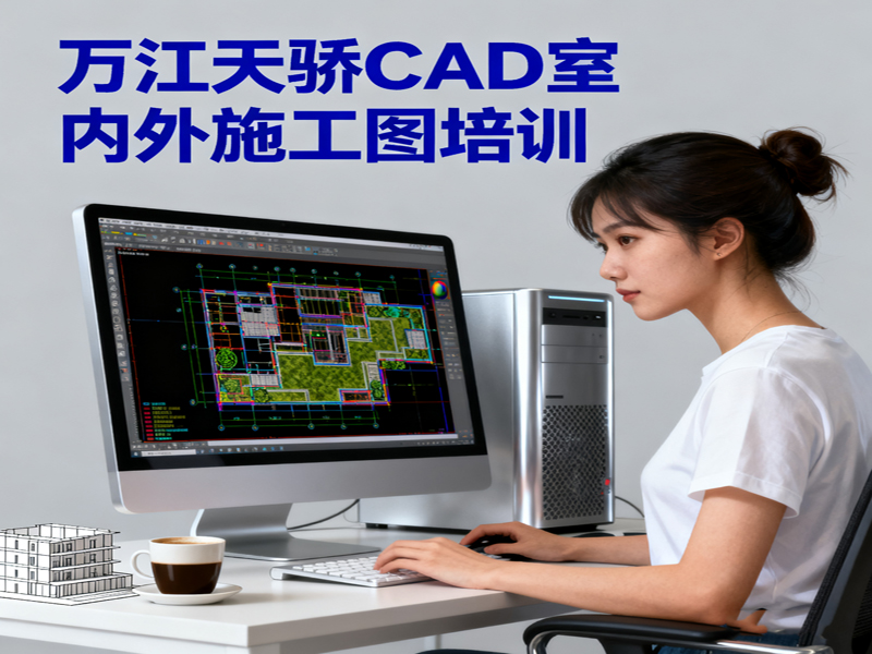 东莞万江天骄职校CAD室内外施工图培训