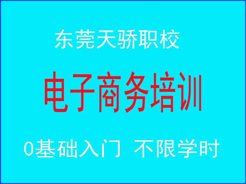 东莞万江天骄电脑培训学校电子商务培训